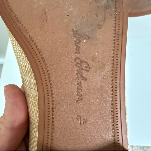 Sam Edelman Linnie Bit Mule Bleached Beechwood Tan Brown Women’s Size 9W - Picture 9 of 10